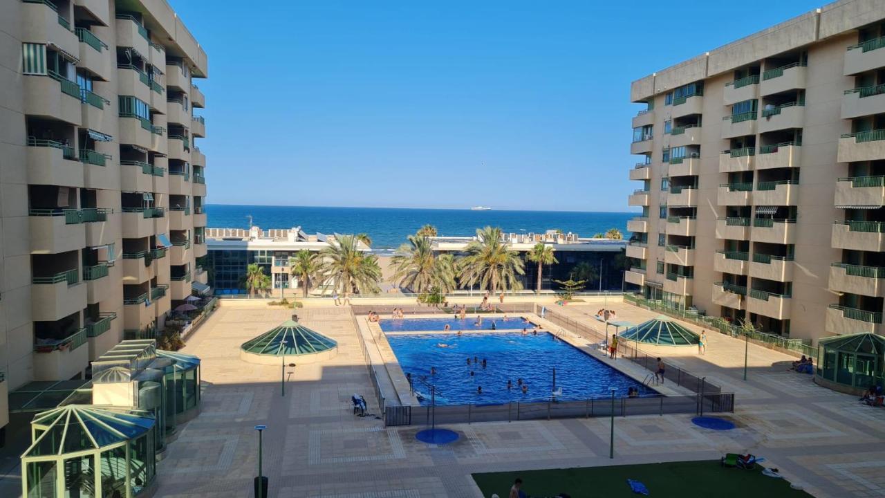 Beach Valencia Luxury B7-23 Apartment With Terrace And Sea Views Bagian luar foto